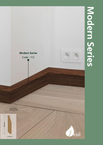 قرنیز 9 سانت برند یشیل mdf کد 112