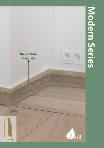 قرنیز 9 سانت مدرن برند یشیل mdf کد 164