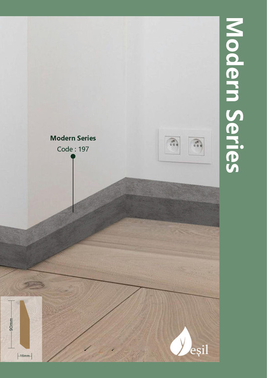 قرنیز 9 سانت مدرن برند یشیل mdf کد 197