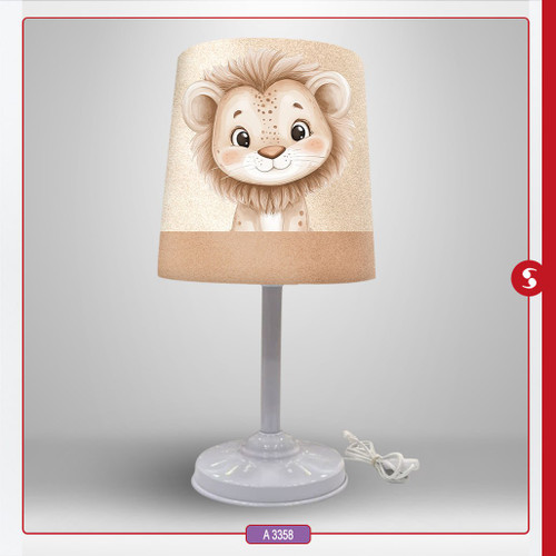 آباژور مخروطی پایه فلزی کد 3358